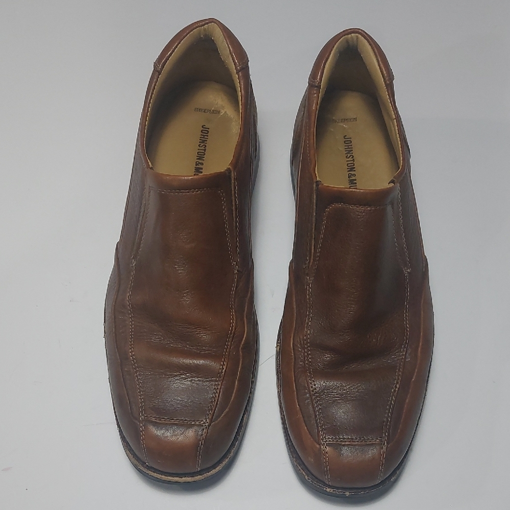Johnston & Murphy Men's Brown Sheepskin Leather Shoes 11.5
